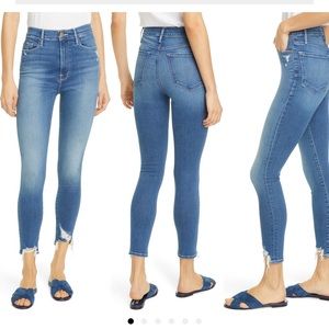 Frame Ali High Rise cigarette skinny jeans